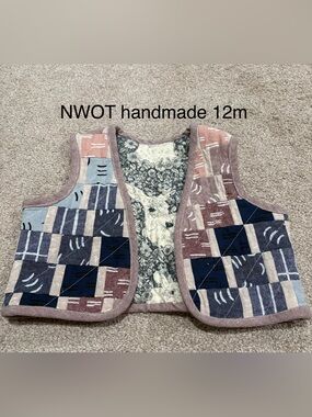 Handmade Quilted Baby Vest